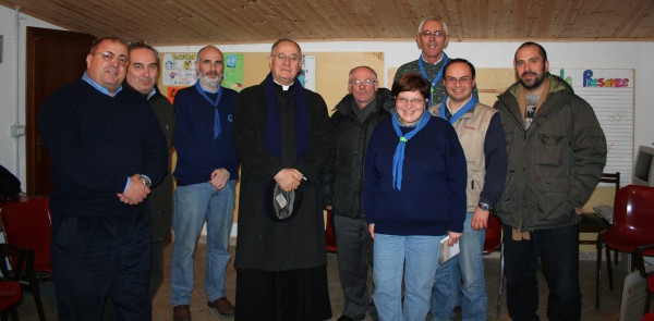 Foto di gruppo con Mons. Vescovo